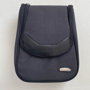 Travelon Black & Gray Hanging Toiletry Bag | Organizer | Excellent Condition